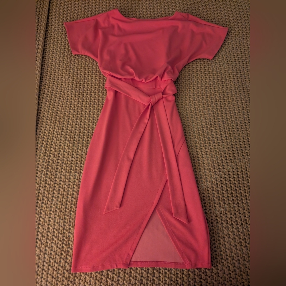 Kenzie Pink Midi Dress Size 2